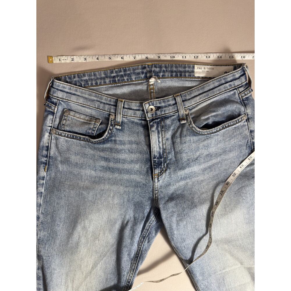 Rag & Bone Dre Low-Rise Slim Boyfriend Women's Jeans Stella Size 28 - Picture 6 of 14